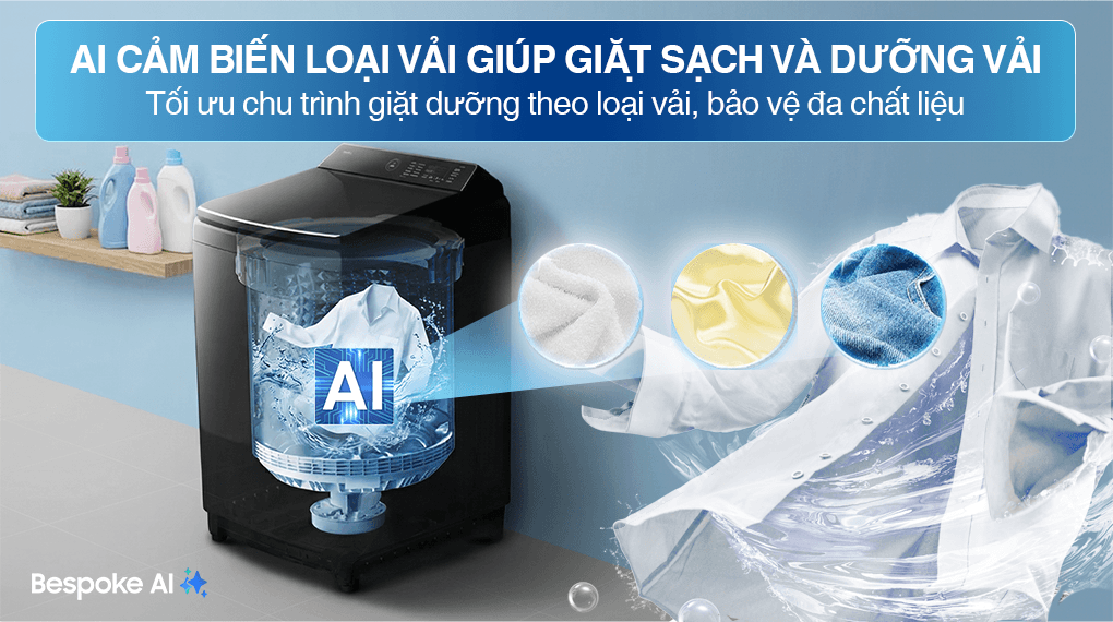 Máy giặt Samsung Inverter 15 kg WA80F15S5CSV – tính năng 3