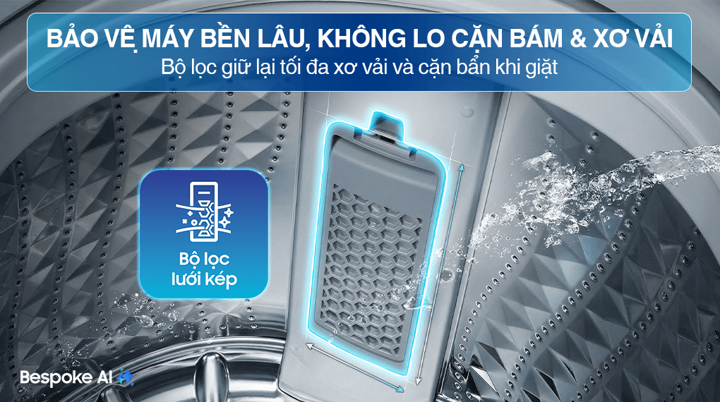 Máy giặt Samsung Inverter 15 kg WA80F15S5CSV – tính năng 6
