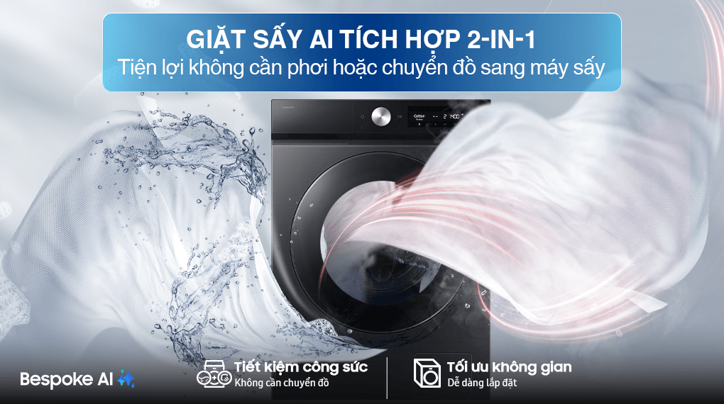 Máy giặt sấy Samsung Inverter Giặt 12/7 kg WD12DB7B85GBSV – tính năng 3