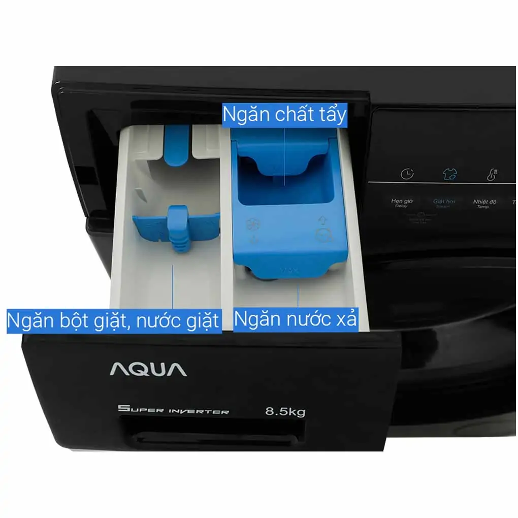 Máy giặt Aqua Inverter 8.5 kg AQD-A852J.BK ảnh 5
