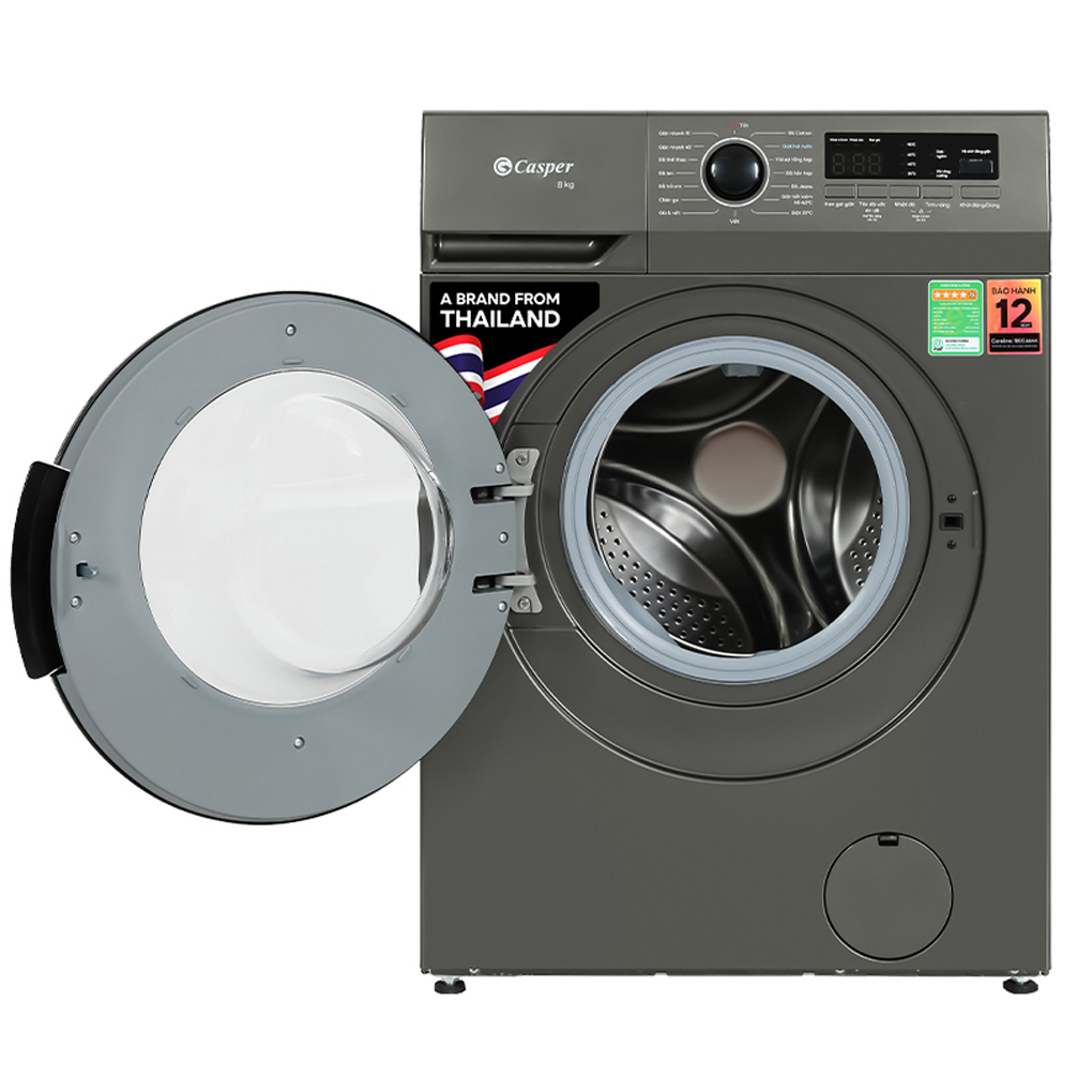 Máy giặt Casper Inverter 8 kg WF-8VG1 ảnh 3