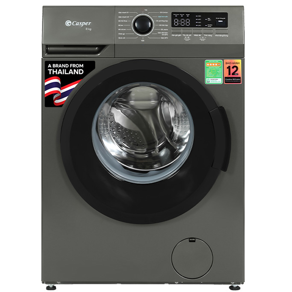 Máy giặt Casper Inverter 8 kg WF-8VG1