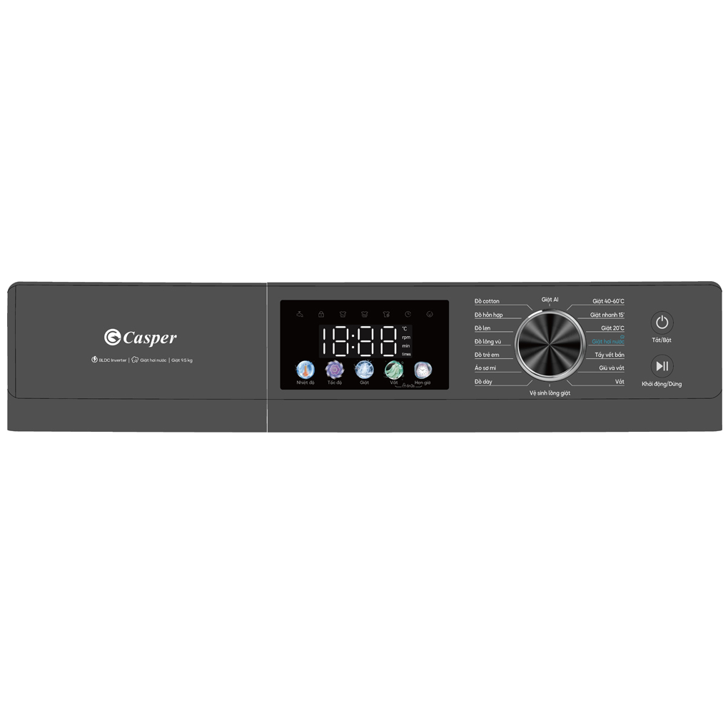 Máy giặt Casper Inverter 9.5 kg WF-D95VGR1 ảnh 4