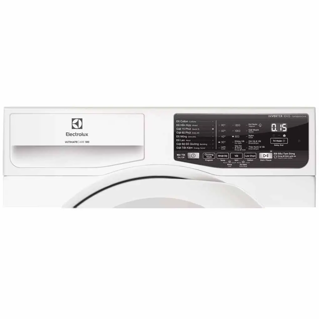 Máy giặt Electrolux Inverter 10 kg EWF1025DQWB ảnh 3