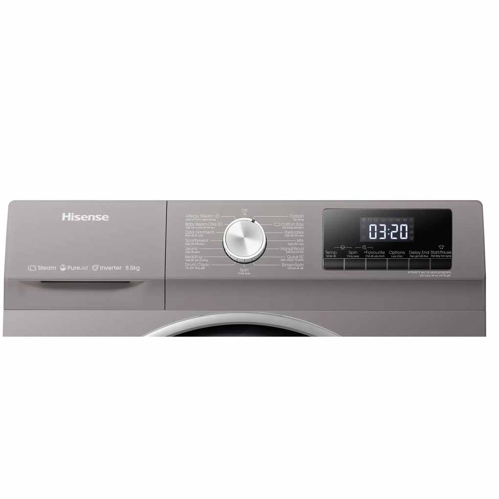 Máy giặt Hisense Inverter 8.5 kg WFQY8514EVJMT ảnh 4
