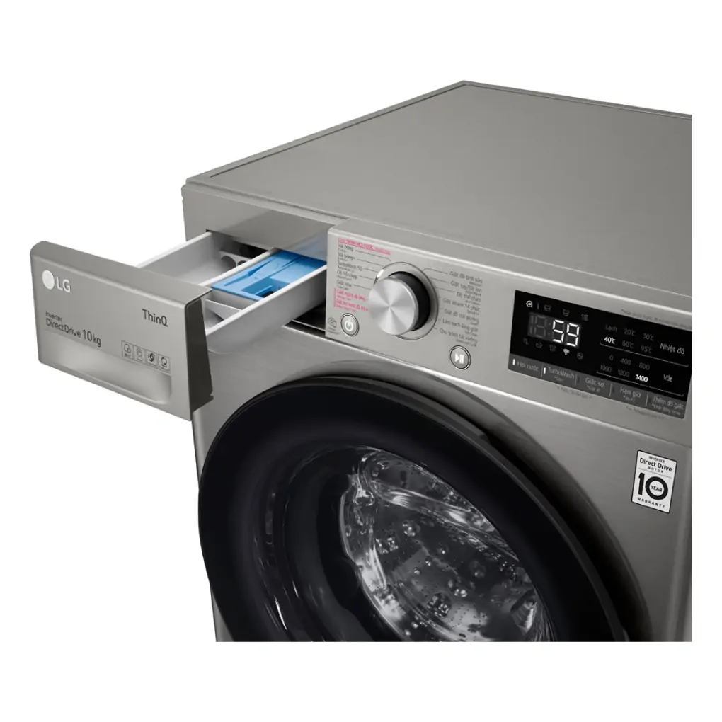 Máy giặt LG Inverter 10 kg FV1410S4B ảnh 9