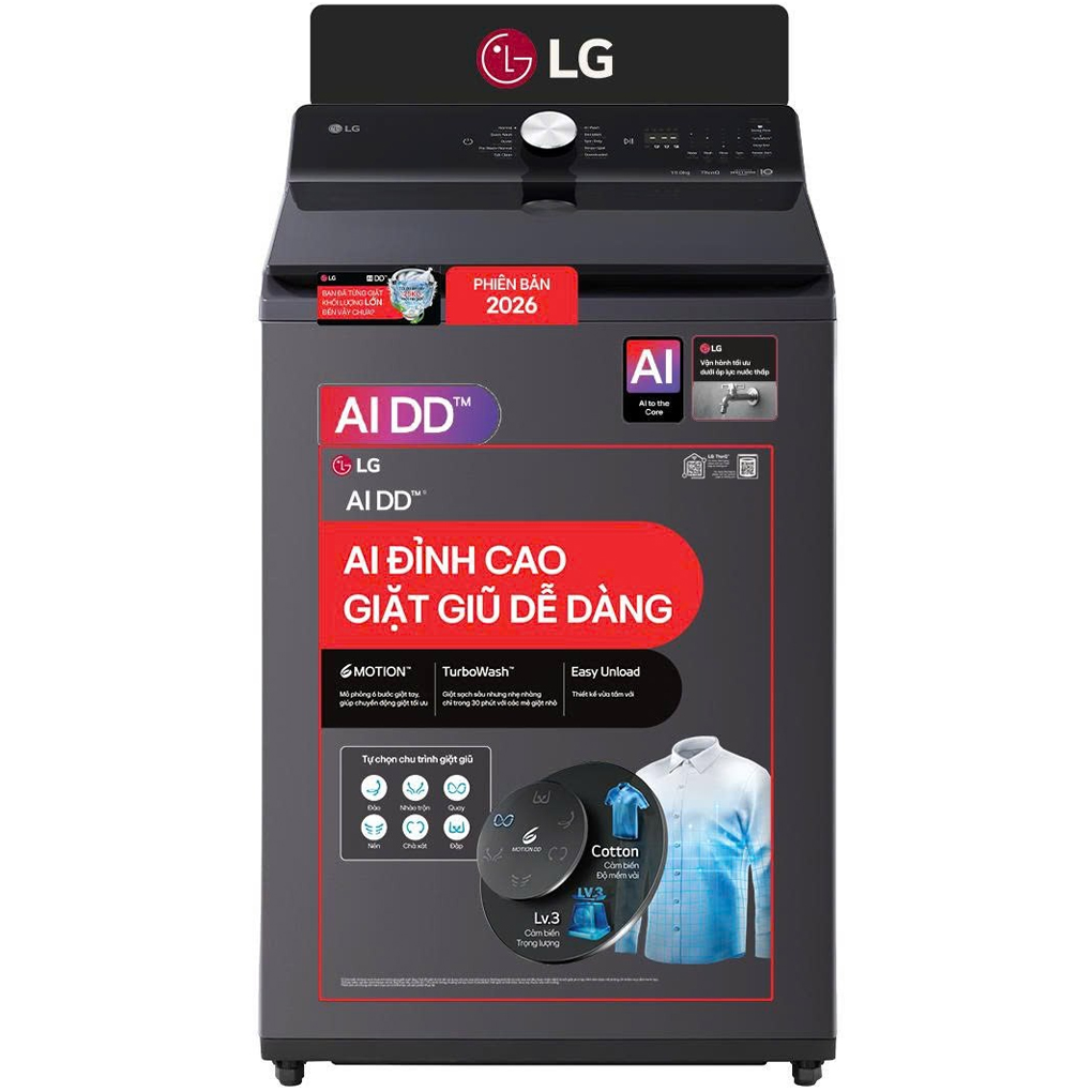 Máy giặt LG Inverter 19 kg T2519SX5G
