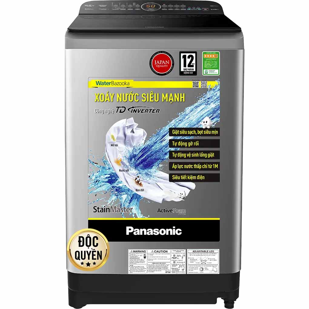 Máy giặt Panasonic Inverter 10.5 kg NA-FD10XR1LV