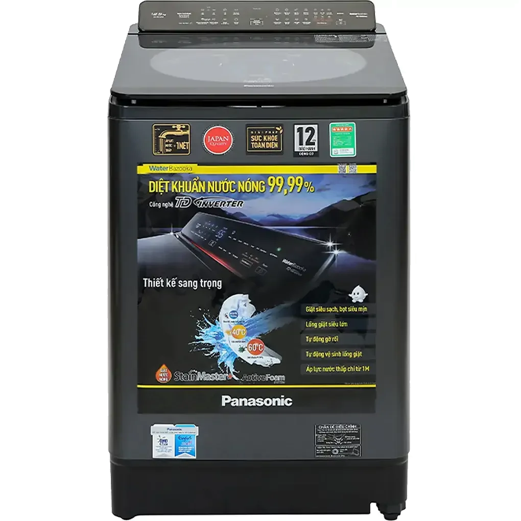 Máy giặt Panasonic Inverter 12.5 kg NA-FD125V1BV ảnh 2