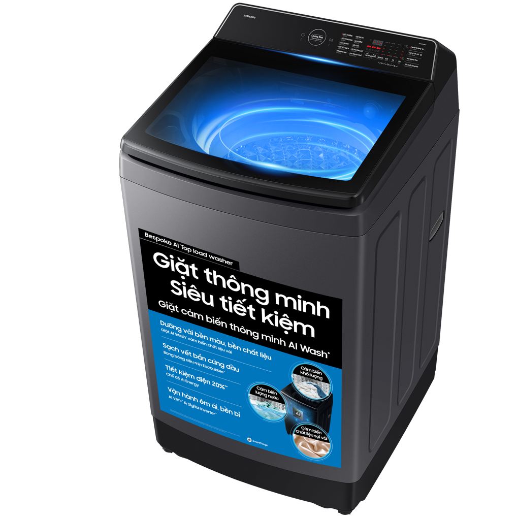 Máy giặt Samsung Inverter 13 kg WA80F13S5BSV ảnh 3
