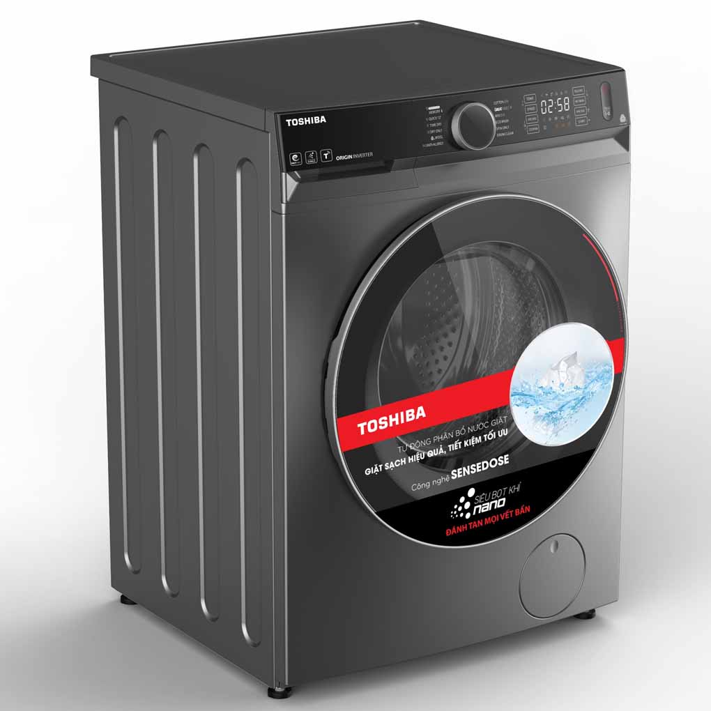 Đánh giá Máy giặt sấy Toshiba Inverter 10.5/7 kg TWD-BM115GF4V(SK)