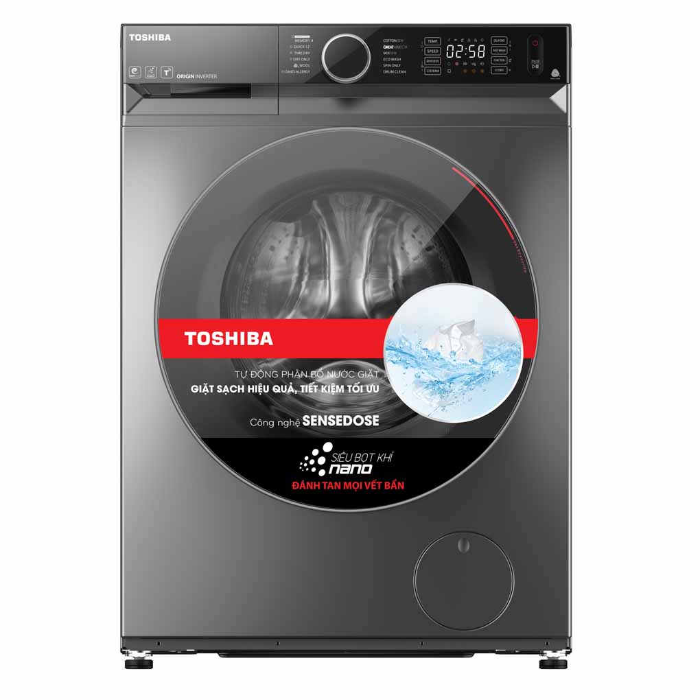 Máy giặt sấy Toshiba Inverter 10.5/7 kg TWD-BM115GF4V(SK)