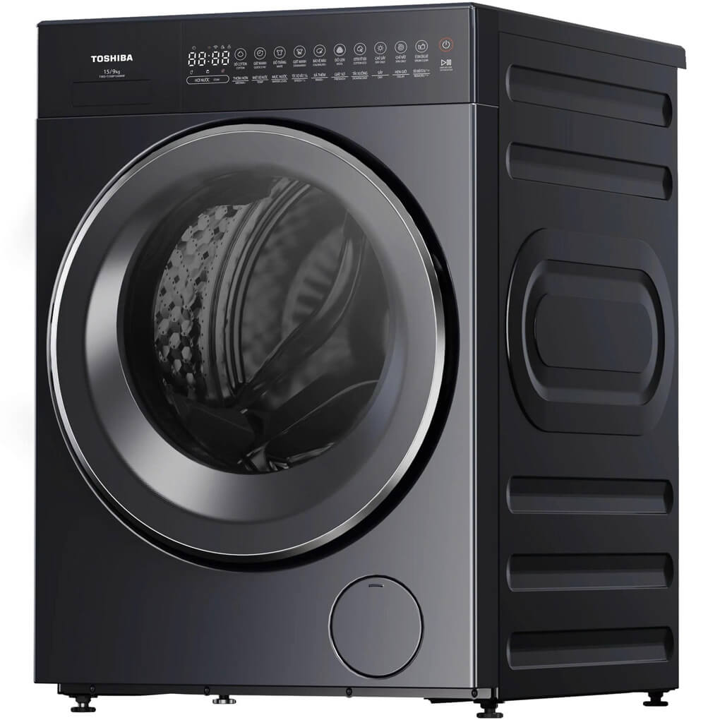 Đánh giá Máy giặt sấy Toshiba Inverter 15/9 kg TWD-T35BP160MWV(MG)