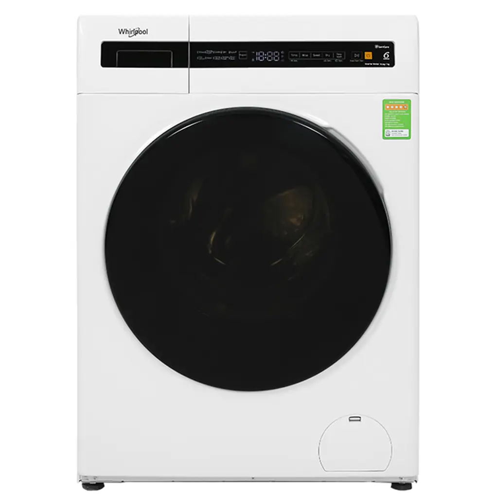 Đánh giá Máy giặt sấy Whirlpool Inverter 10.5/7 kg WWEB10702FW