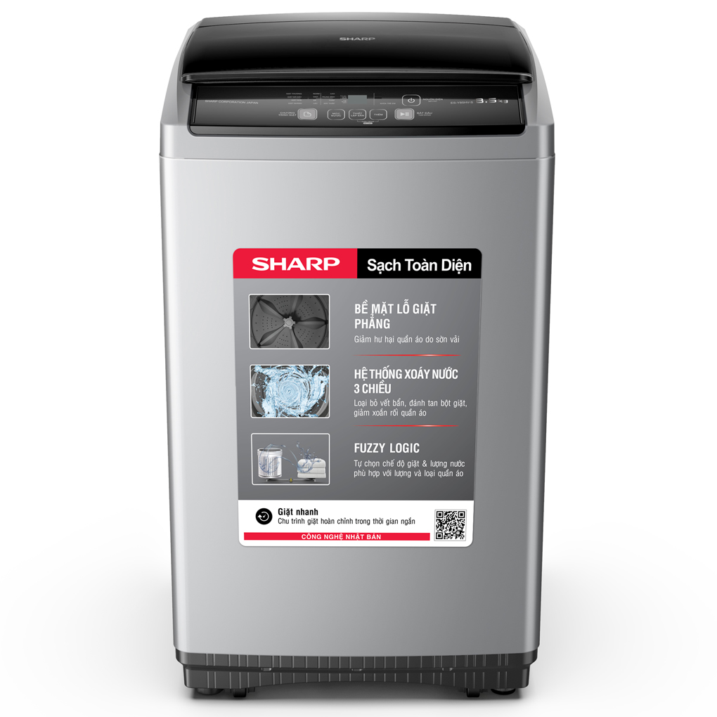 Máy giặt Sharp 8.5 kg ES-Y85HV-S