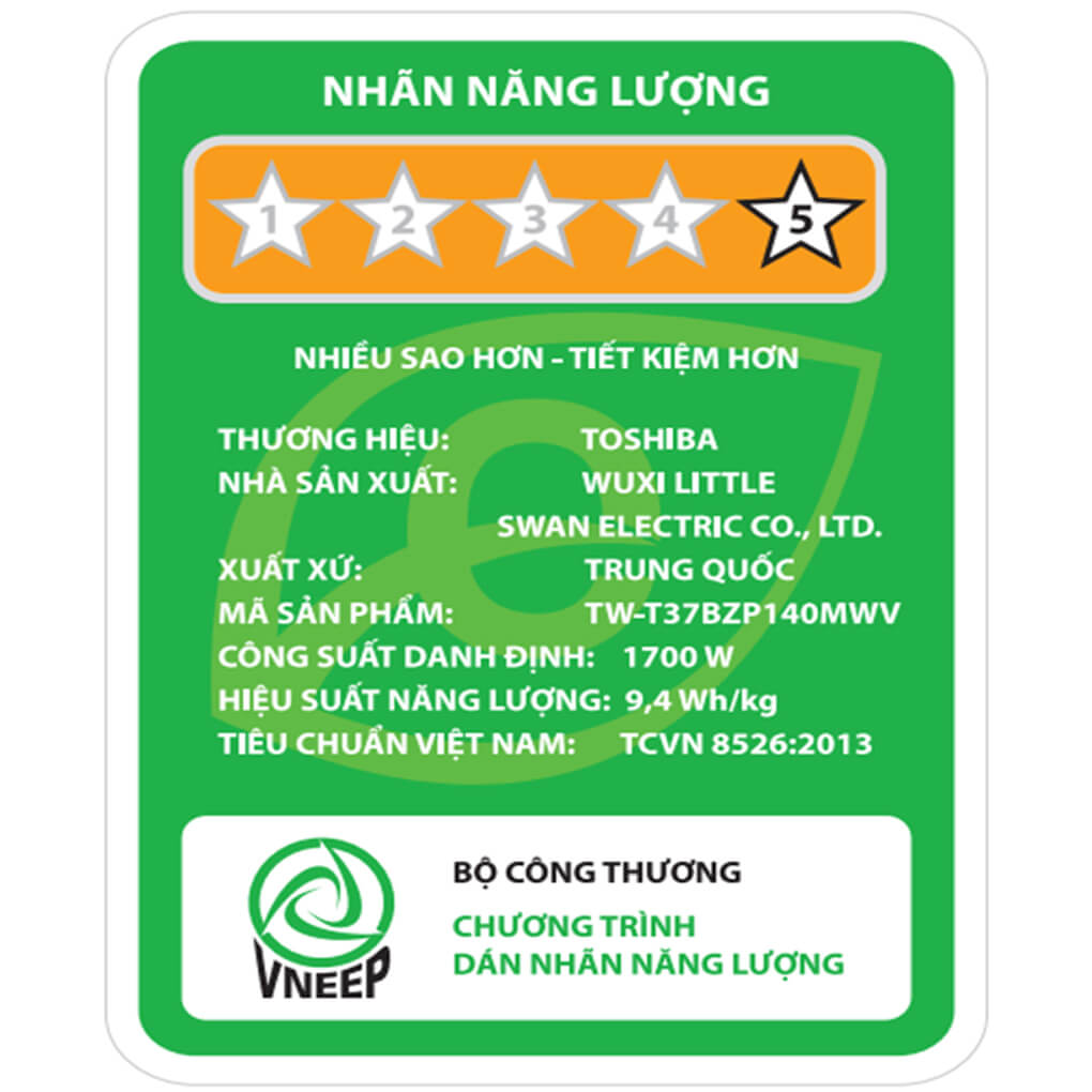 Máy giặt Toshiba Inverter 13 kg TW-T37BZP140MWV(WT) ảnh 8