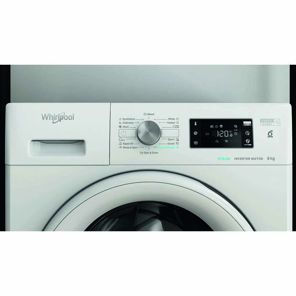Máy giặt Whirlpool Inverter 9 kg FFB9458WVEE ảnh 8